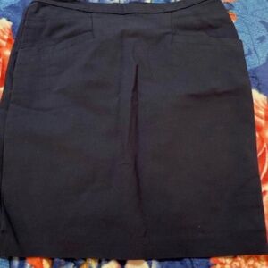 Navy Blue Pencil Skirt